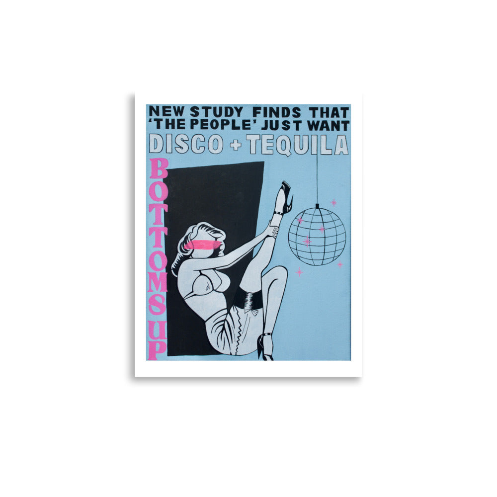 "disco" print