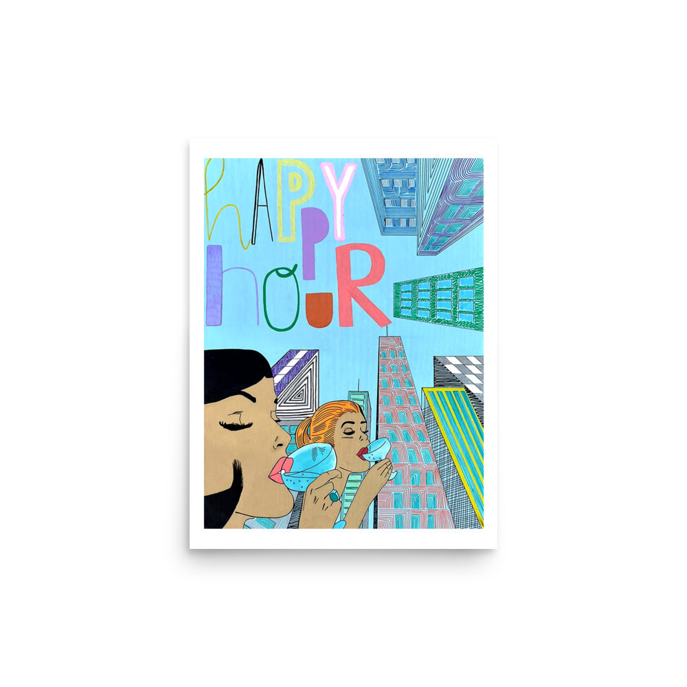 "happy hour" print