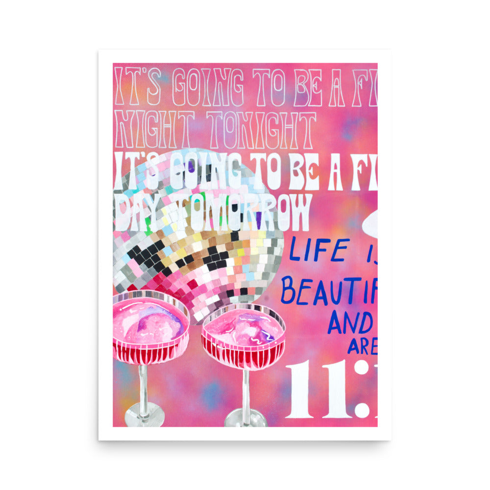"disco" print