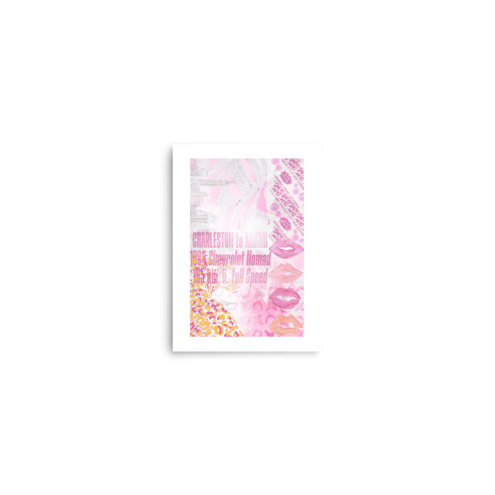 "charleston to miami" print
