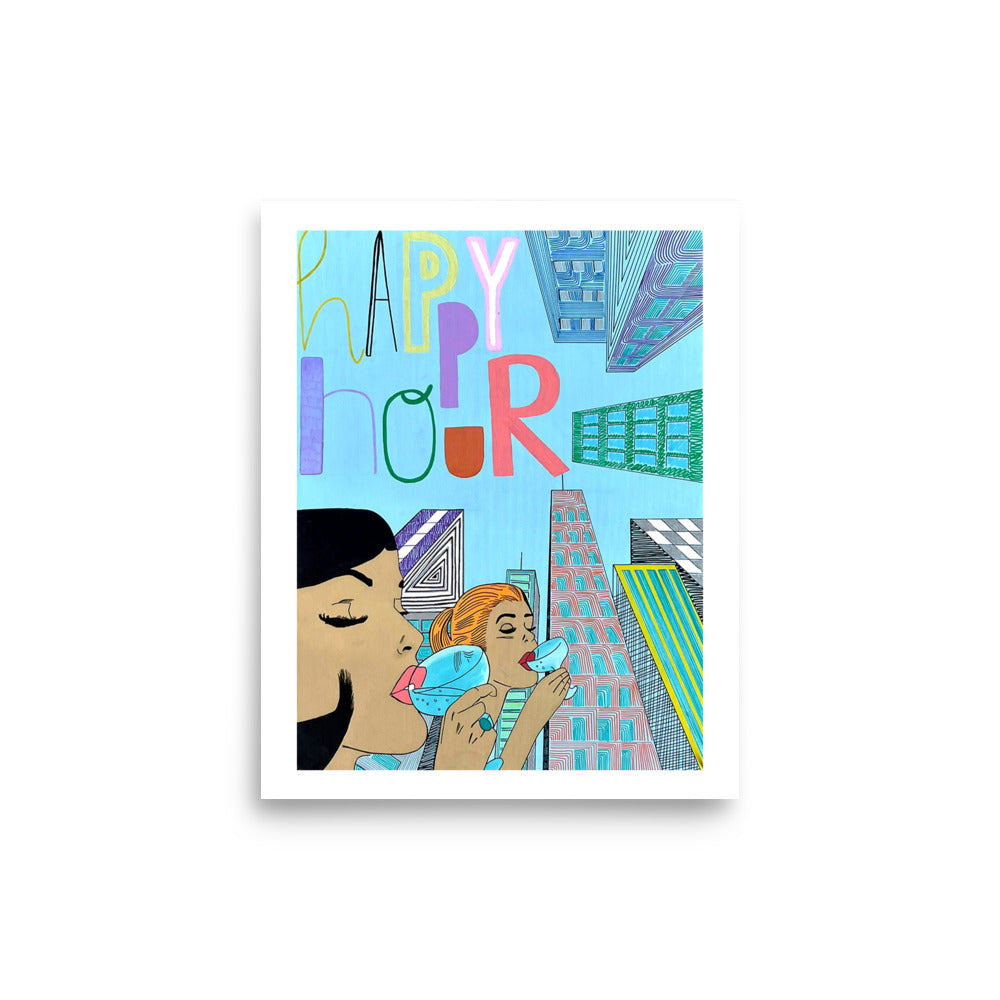 "happy hour" print