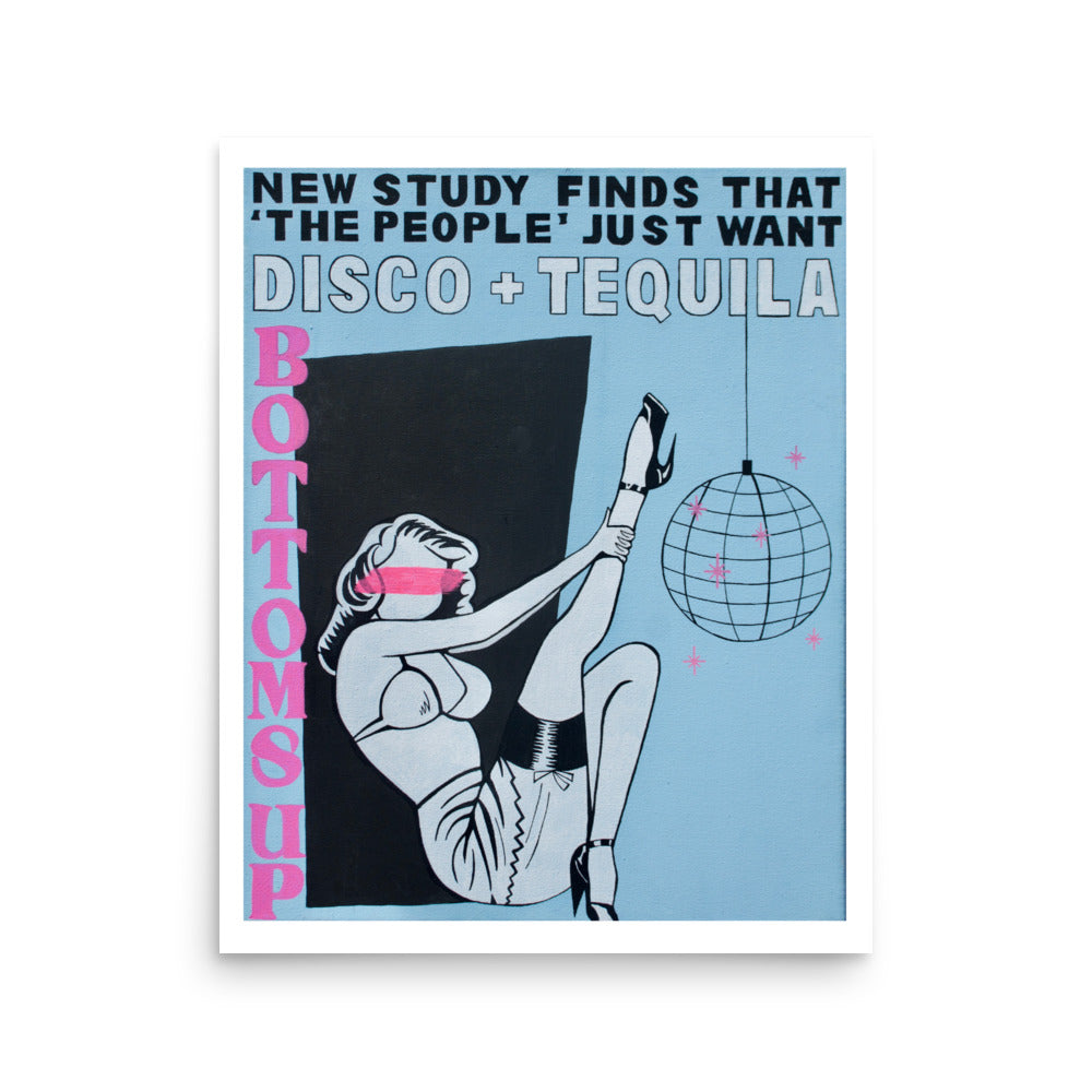 "disco" print